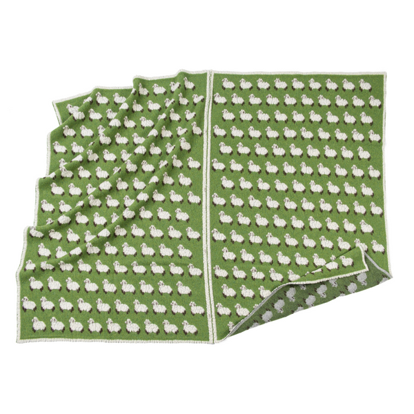 Decke mit Schaferlmotiv